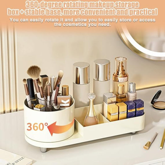 360° Rotating Multifunctional Makeup Organizer Stand