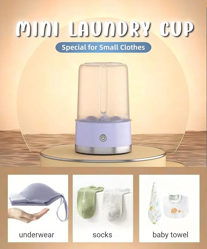 Portable Mini Washing Machine for Underwear and Socks