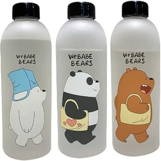Cute Panda Plastic Water Bottle