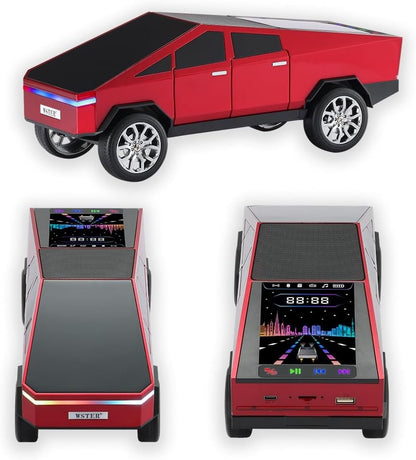 WS-580 Tesla Cyber Truck Bluetooth Pickup Truck Speaker | LED Display, TWS & FM Radio