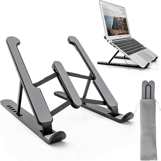 Foldable Laptop Stand Adjustable Riser Bracket for Notebook Tablet 1Pc