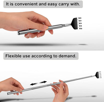 Stainless Steel Anti Khujli Stick Back Massager For Body - 1pc