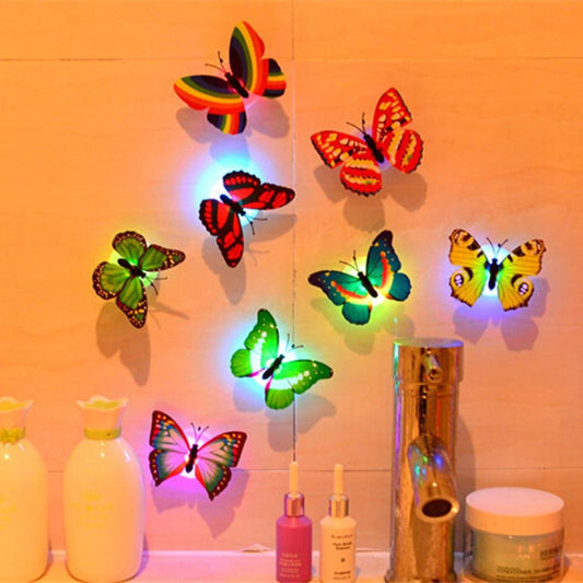 Pack of 5 LED Butterfly Wall Decor for Home & Bedroom
