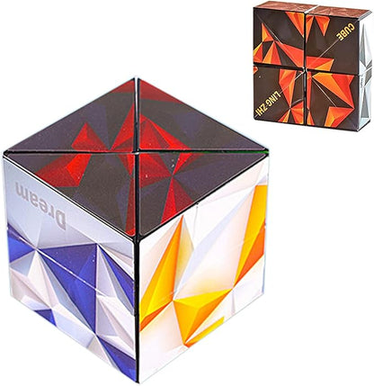 3D Shape Shifting Cube – Magnetic Puzzle Toy