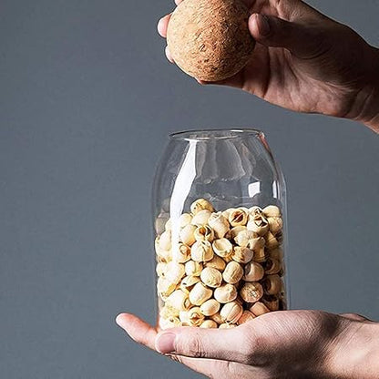 3pcs Glass Jar Set for Kitchen Storage