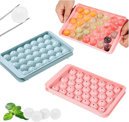 Mini Plastic Ice Cube Tray – 33 Round Balls