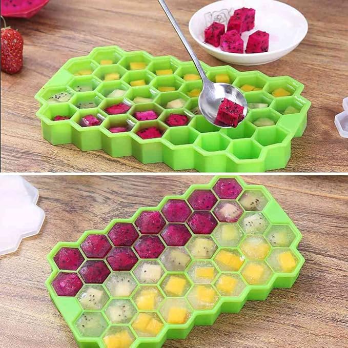 Reusable Silicone Ice Cube Tray BPA-Free Mold