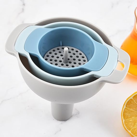 4PCS Multi-Size Kitchen Plastic Funnel Set