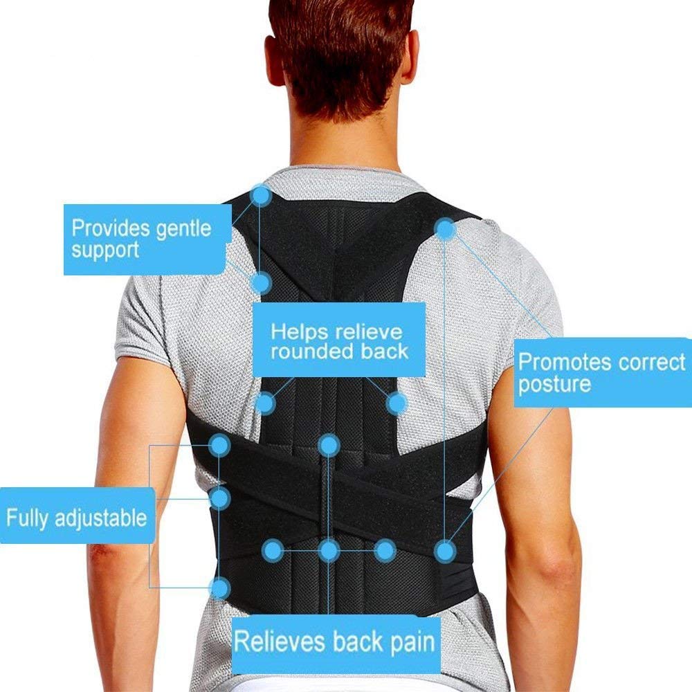 Adjustable Magnetic Posture Corrector Back Brace Support