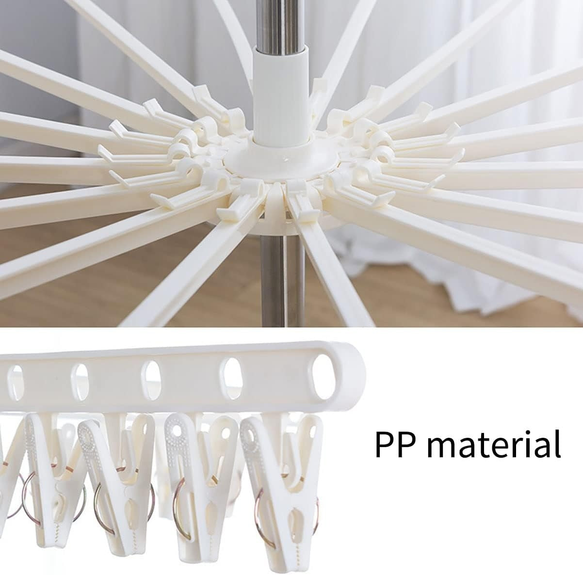 360° Rotating 3-Tier Clothes Drying Rack | Foldable Freestanding Stainless Steel Laundry Stand