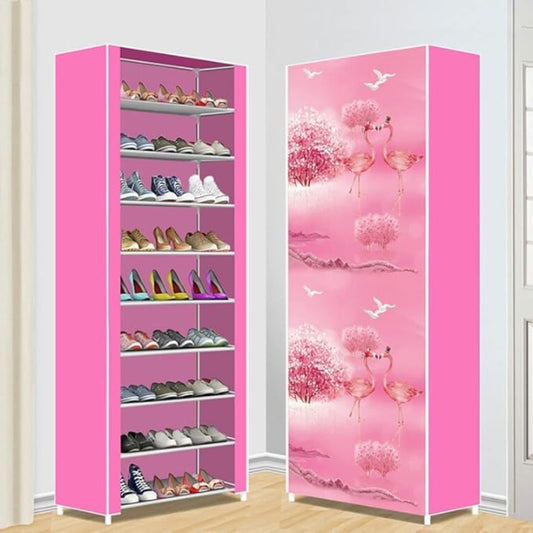 10-Layer Space-Saving Shoe Storage Rack