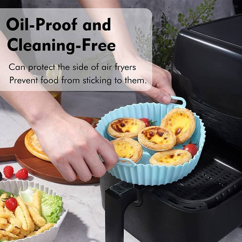 Silicone Reusable Air Fryer Baking Tray 1Pc