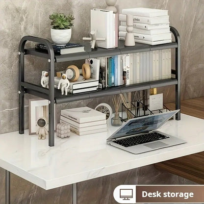 Expandable Under-Sink Organizer Rack with Adjustable Shelves & Baskets