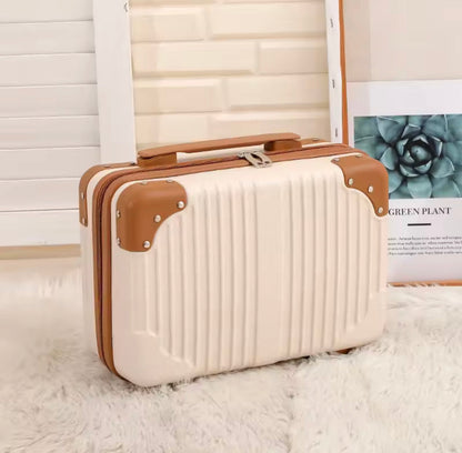 Travel Cosmetic Suitcase Makeup Organizer