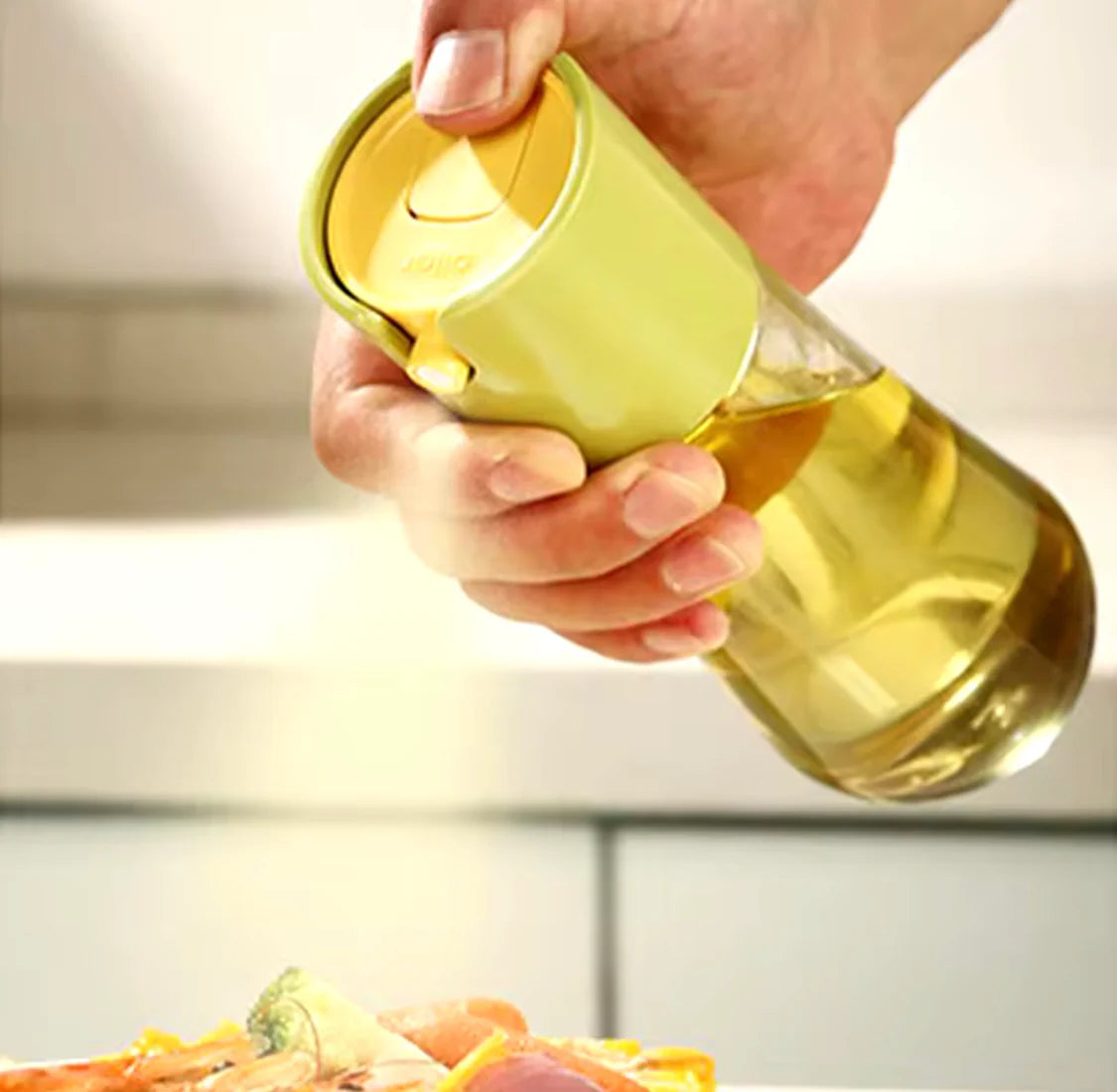 2 in 1 Glass Oil Spray Bottle for Cooking