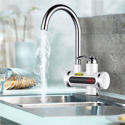 Instant Electric Hot Water Heater Faucet with LED Display | Fast Heating Kitchen Tap – Runstore.pk
