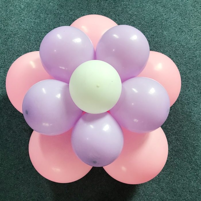 12Pcs Reusable Flower-Shaped Balloon Clips for Party Decorations