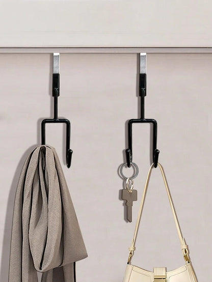 Double Door Hook Hanger with Soft Rubber ( 1pc )