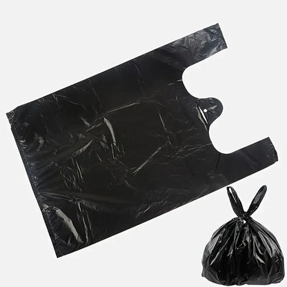 Black Disposable Durable Garbage Bags Roll
