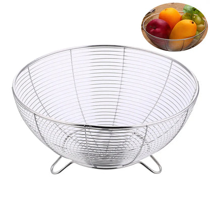 Stainless Steel Fruit Basket Strainer – Rust Free Kitchen Drain Rack