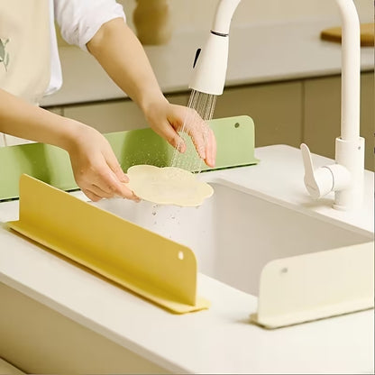 Silicone Sink Splash Guard with Suction Cups | Waterproof Kitchen Sink Protector – Runstore.pk