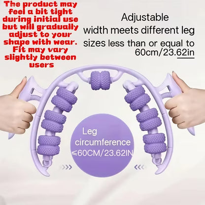 26-Wheel Yoga Massage Roller | Adjustable Leg, Arm, Neck & Thigh Muscle Massager for Fitness Recovery