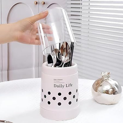 Multifunction Tableware Organizer – Drawer Cutlery Holder with Cover