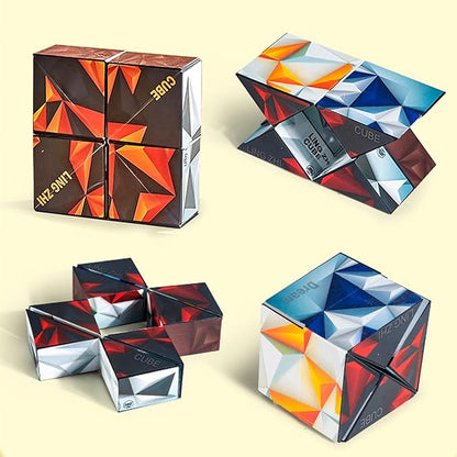 3D Shape Shifting Cube – Magnetic Puzzle Toy