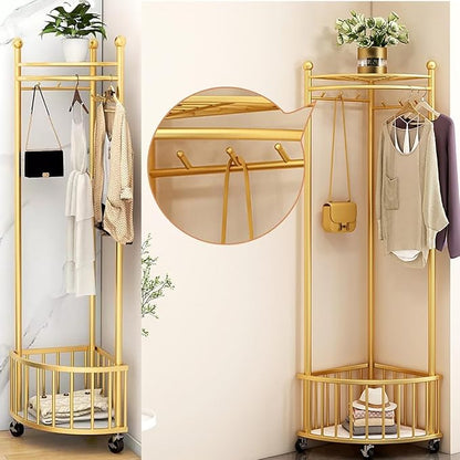 Heavy Duty Iron Corner Storage Rack Stand