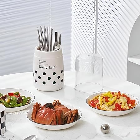 Multifunction Tableware Organizer – Drawer Cutlery Holder with Cover