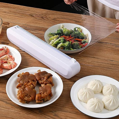 Food Film Cutter – Wrap Dispenser with Slide Cutter