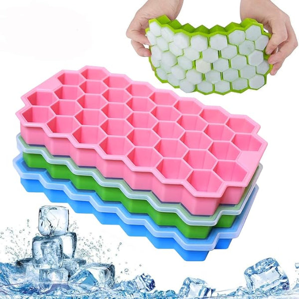 Reusable Silicone Ice Cube Tray BPA-Free Mold