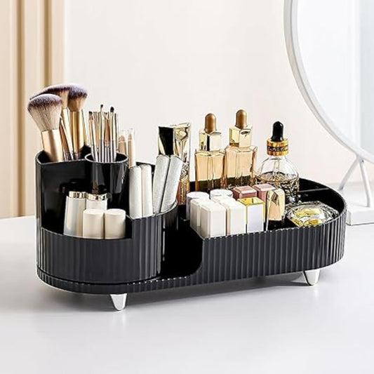 360 Rotating Cosmetic Organizer with Compartments