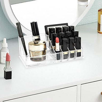 Clear Acrylic Cosmetic Organizer for Makeup Storage