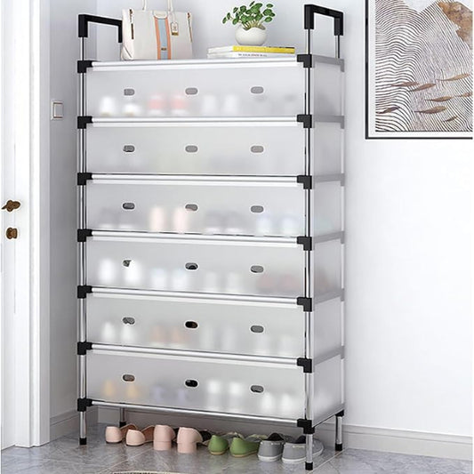 Adjustable Metal Shoe Organizer Storage Rack ( 6 Layers )