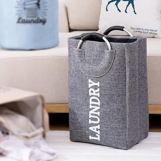 Large Foldable Laundry Hamper – Portable Fabric Basket
