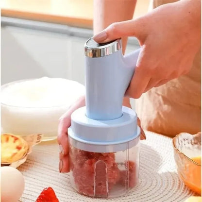 3 in 1 Wireless Electric Egg Beater & Garlic Chopper – USB Rechargeable Hand Mixer & Mini Food Blender