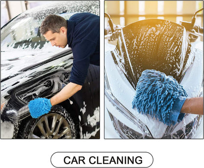 Car Washing Gloves Microfiber Washing Gloves Cleaning Mitt - 1 Pc