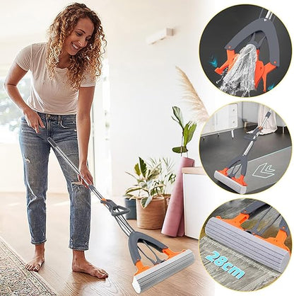 Dual Use Sponge Mop for Floor Cleaning