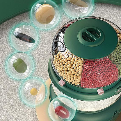 Double Layer Rotatable Dry Food Container