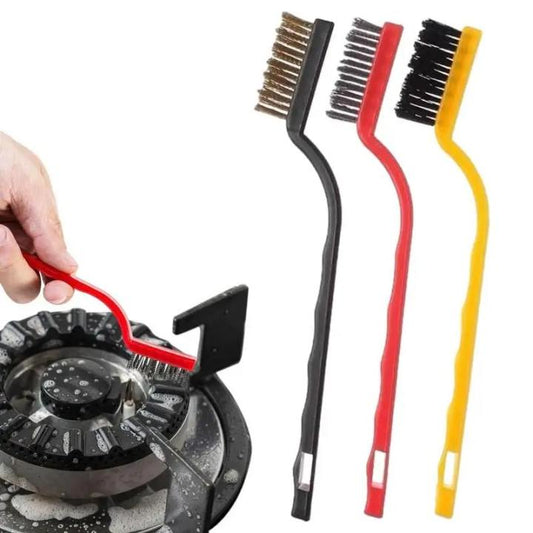 3 Pcs Wire Brush Set for Rust & Dirt Cleaning