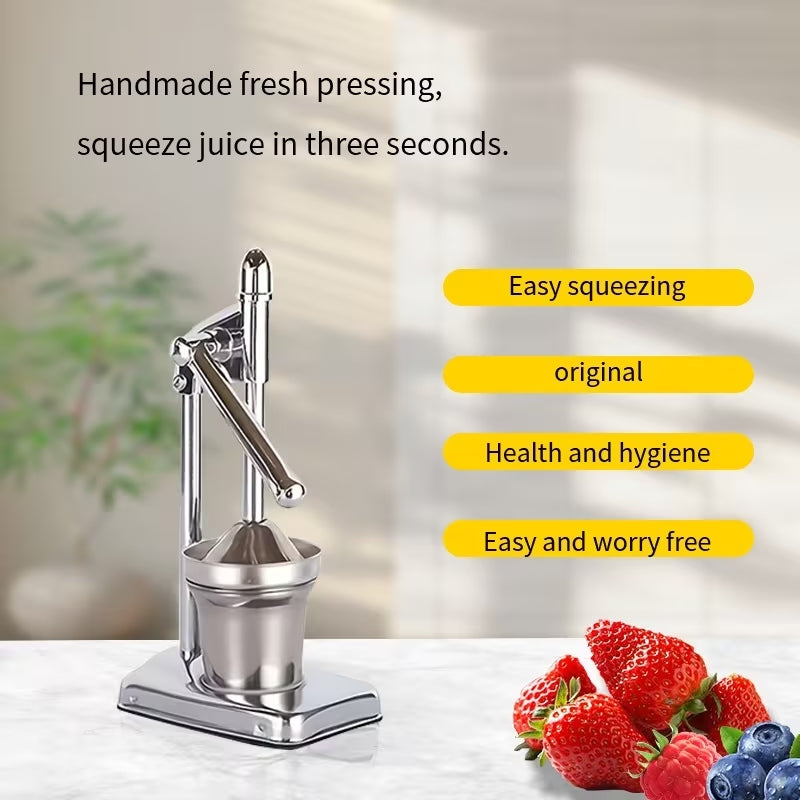 Manual Stainless Steel Citrus Juicer | Hand Fruit Juice Squeezer – Runstore.pk