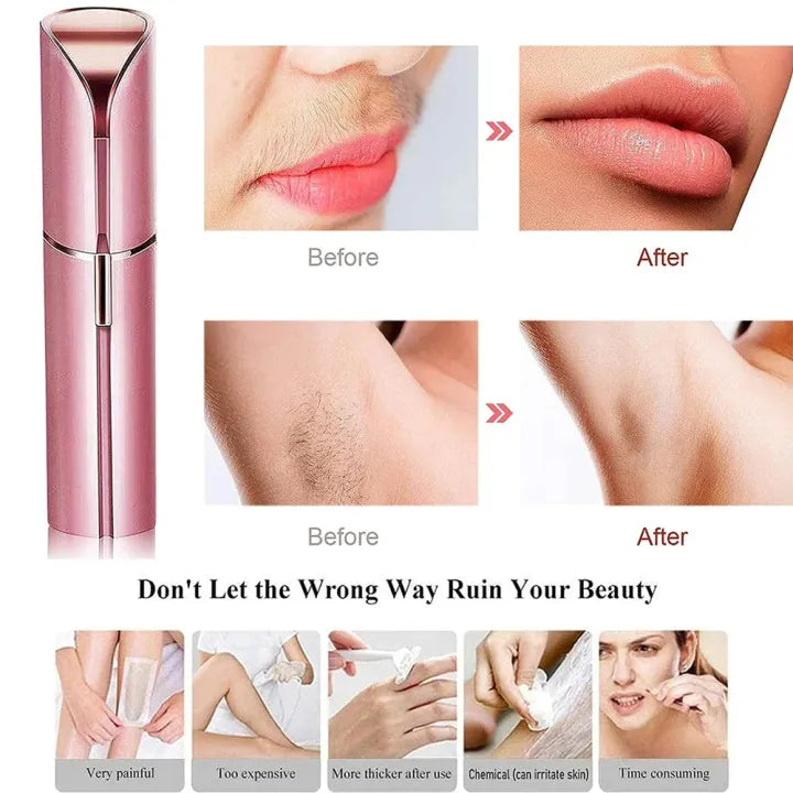 Portable Rechargeable Facial Hair Remover & Trimmer