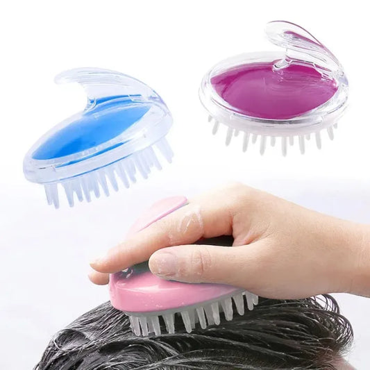 Soft Silicone Hair Scalp Massager & Shampoo Brush