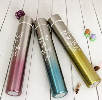 330ml Slim Thermos Water Bottle – Stainless Steel Travel Flask