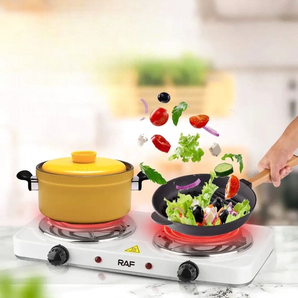Double Coil Electric Stove – Dual Burner Electric Hot Plate | Fast Heating Electric Chulha
