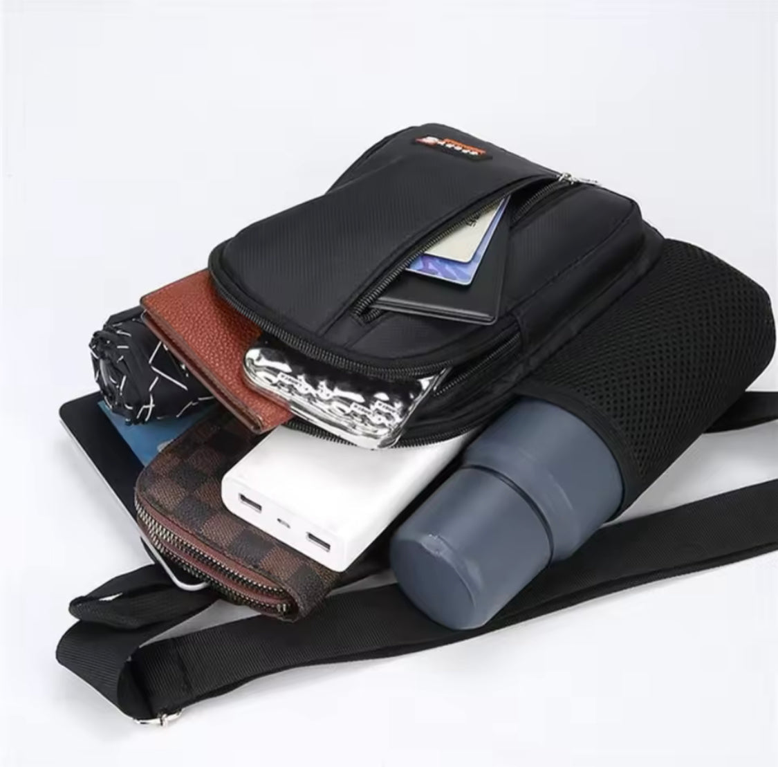 Travel Crossbody Chest Bag – Large Capacity Oxford