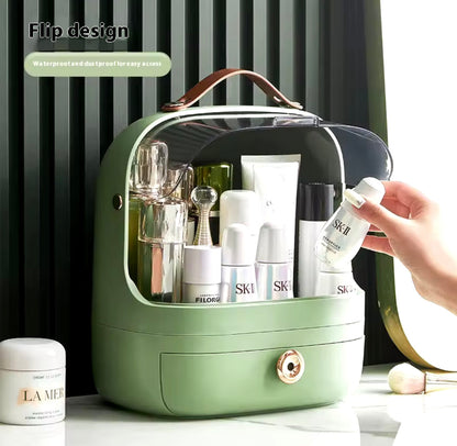 Luxury Waterproof Makeup Organizer with Drawer