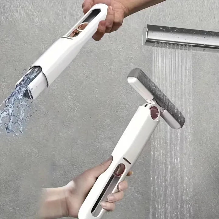 Portable Mini Sponge Mop Self-Squeeze | Magic Absorbent Hand Press Cleaning Mop for Kitchen, Bathroom & Car