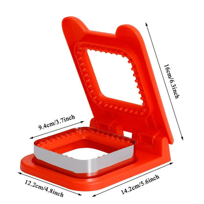 Stainless Steel Sandwich Cutter & Sealer for Kids Fun Lunch Maker